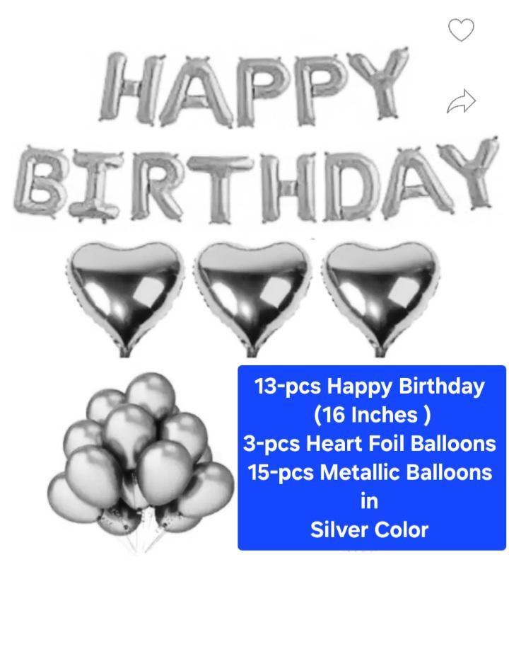 31 Pcs Perfect Decor Golden & Silver Balloon Kit - Ideal Backdrop Accessory